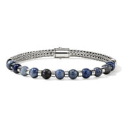 JOHN HARDY Beaded Kyanite Silver Chain Bracelet